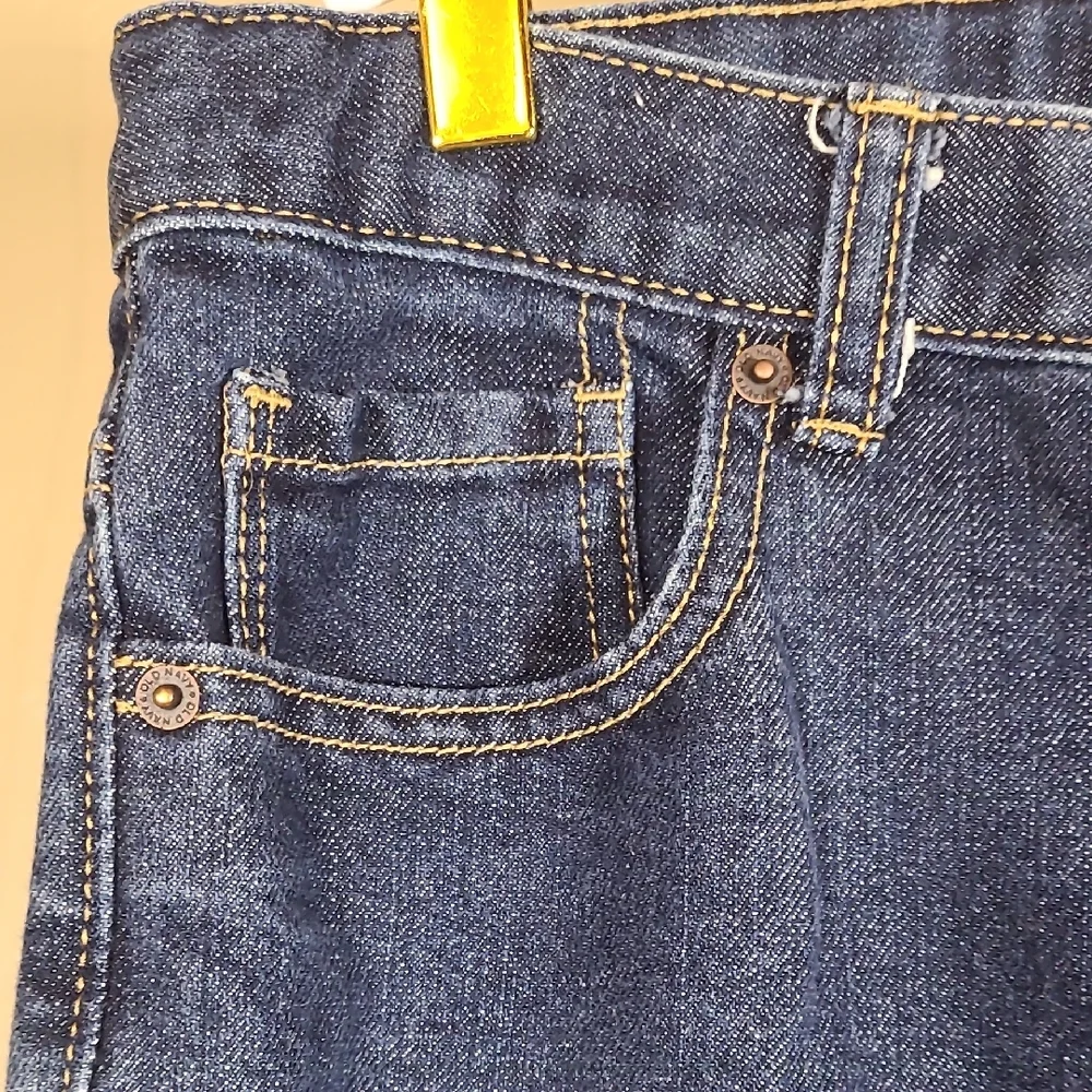 Old Navy Boys Skinny Jeans – Dark Rinse – Size 18 Regular Built In Elastic Flex